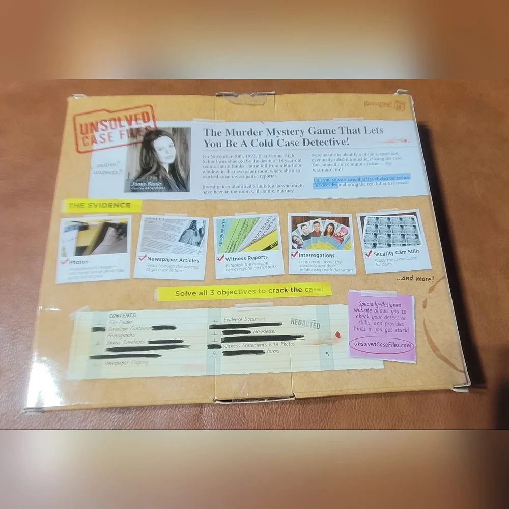 unsolved case files game